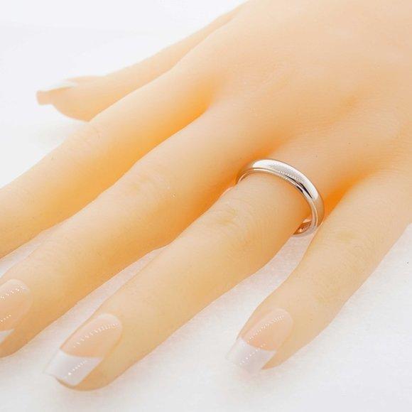 14k White Gold Wedding Band Ring Size 8.25 Unisex Estate Sale 5.60g - Picture 1 of 5